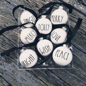 Farmhouse Christmas ornaments